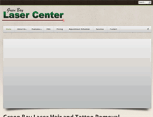 Tablet Screenshot of greenbaylasercenter.com